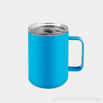 300ml Plastic Lid With Straw Vacuum Mug